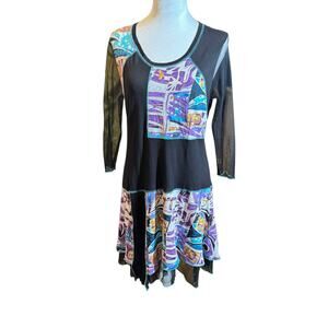 Y2K 90s Mesh dress Size L